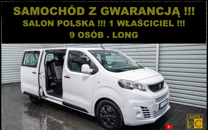 samochody osobowe Peugeot Traveller cena 97888 przebieg: 59000, rok produkcji 2019 z Pleszew